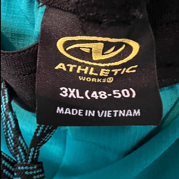 Athletic works mens 7" Swim SHORT Cool Turquoise Dry Works NWT 3xl - Picture 4 of 7